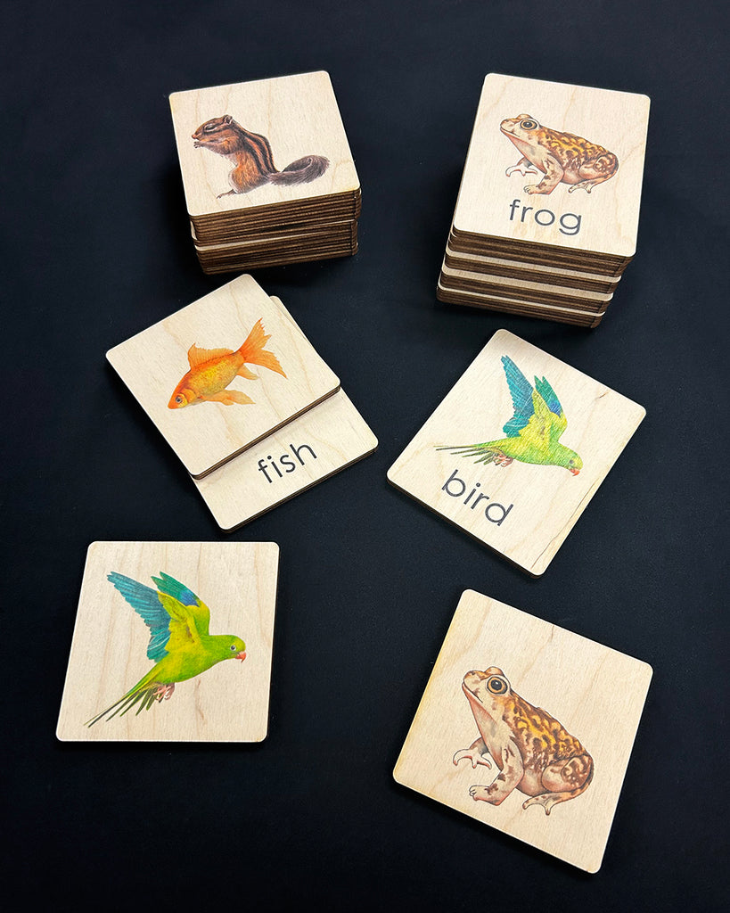 Nature Words Toddler Tiles