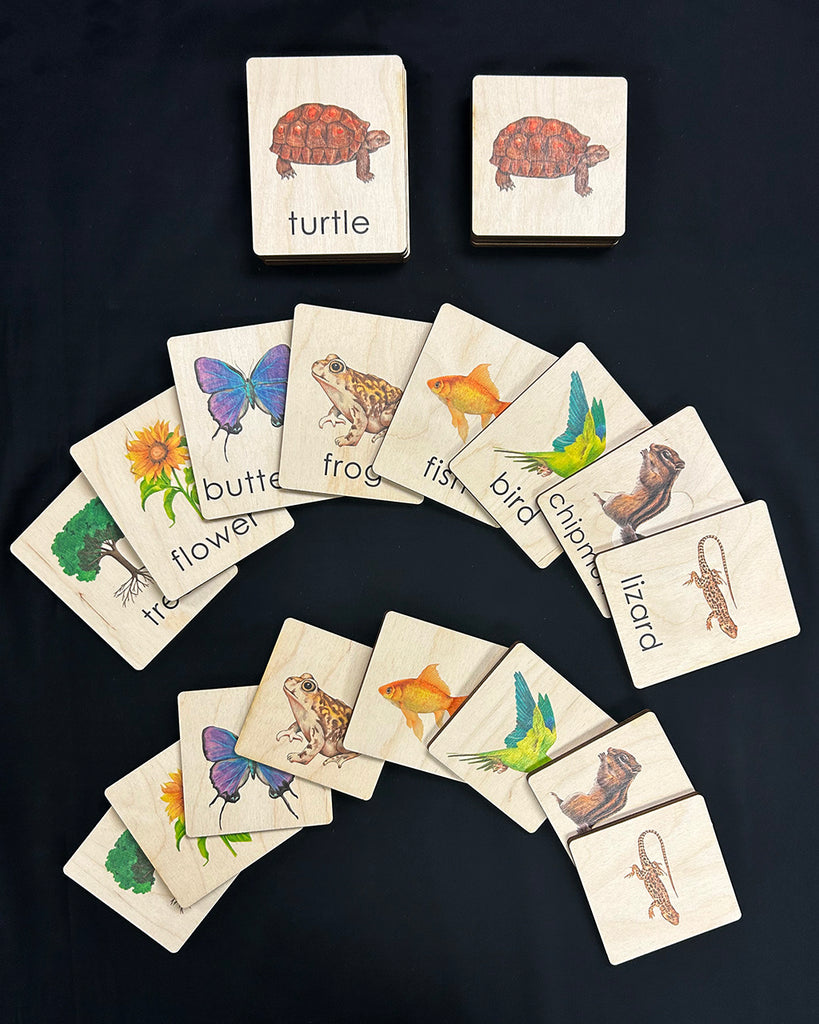 Nature Words Toddler Tiles