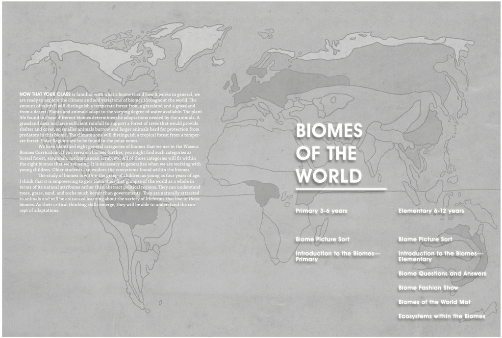 A Waseca Biomes Curriculum Guide
