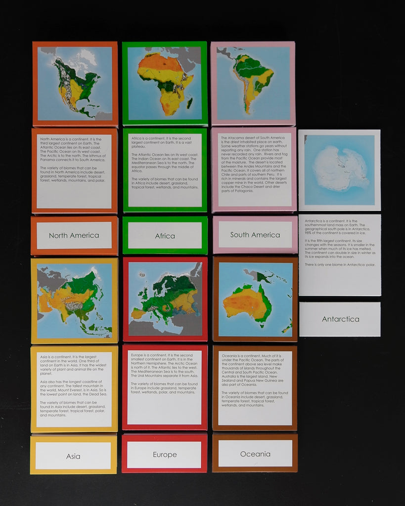Biome Cards.pdf Complete Set of Continent Biome Cards–Elementary | wasecabiomes