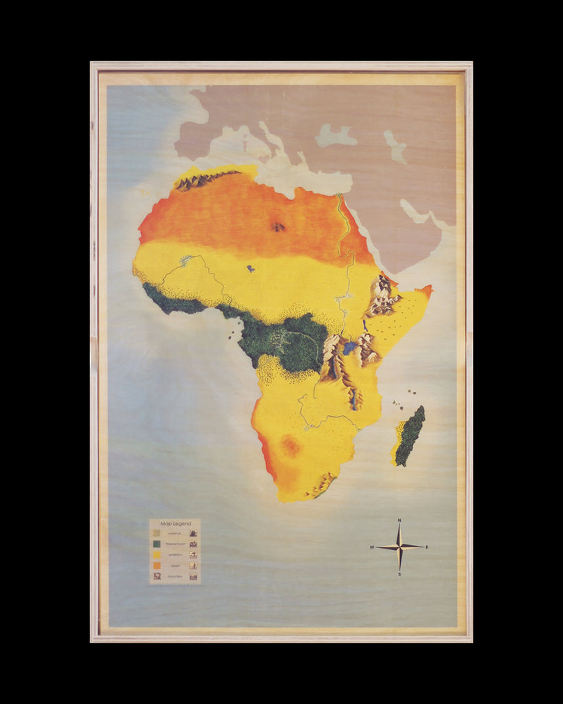 Continent Patterns Complete Set of Continent Stencils with Cabinet | wasecabiomes